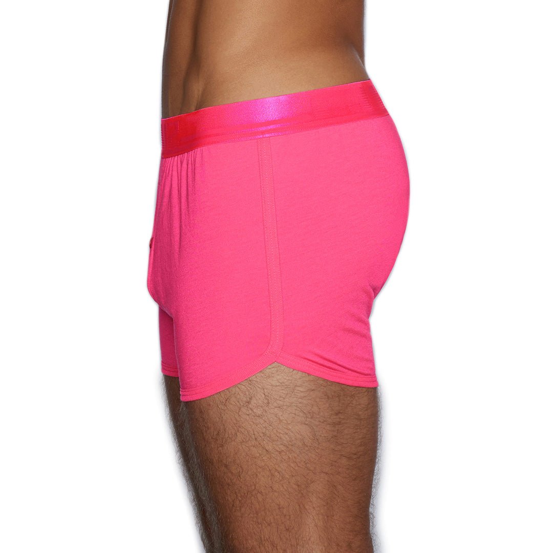 Super Bright Runner Boxer Palmer Pink - C - IN2 New York