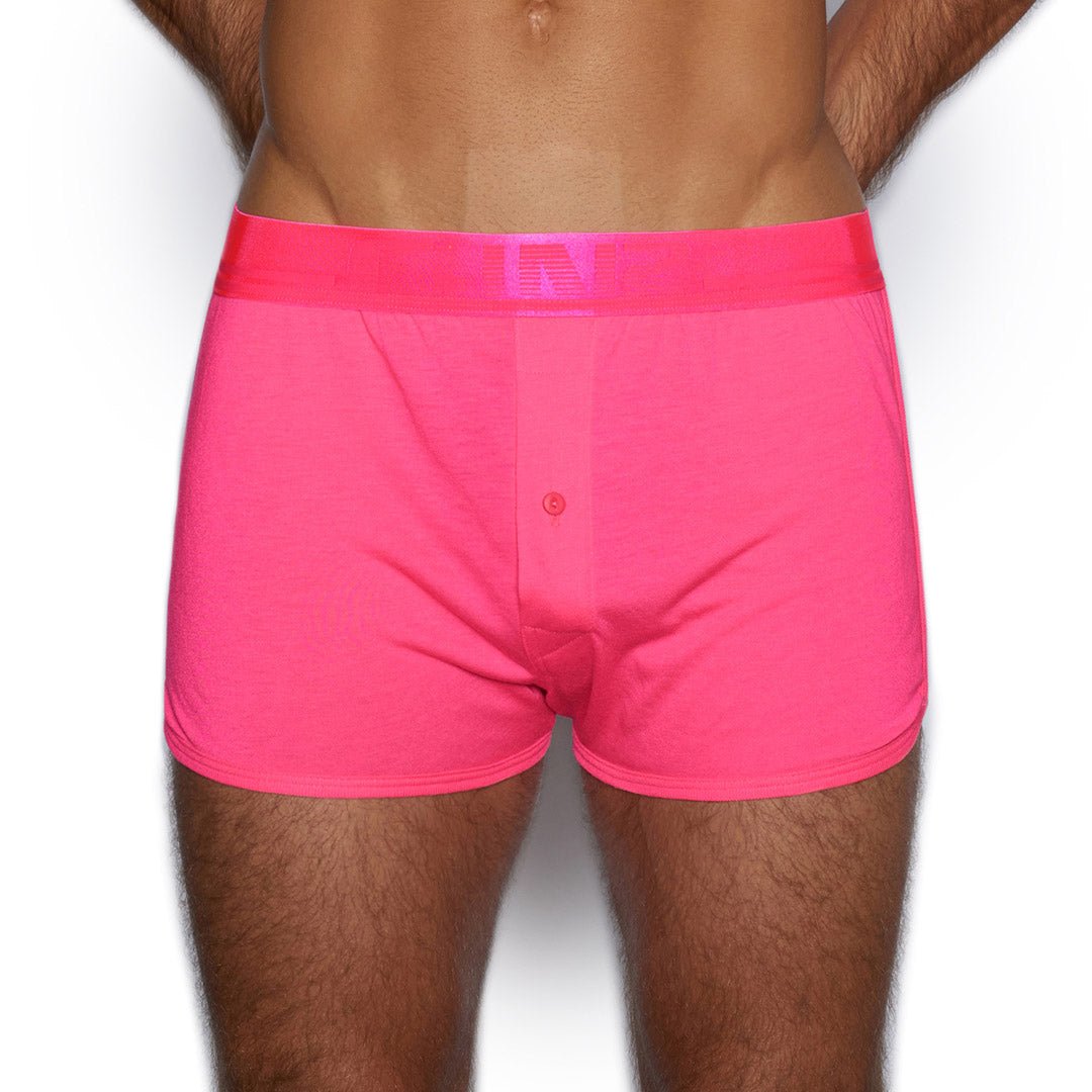 Super Bright Runner Boxer Palmer Pink - C - IN2 New York