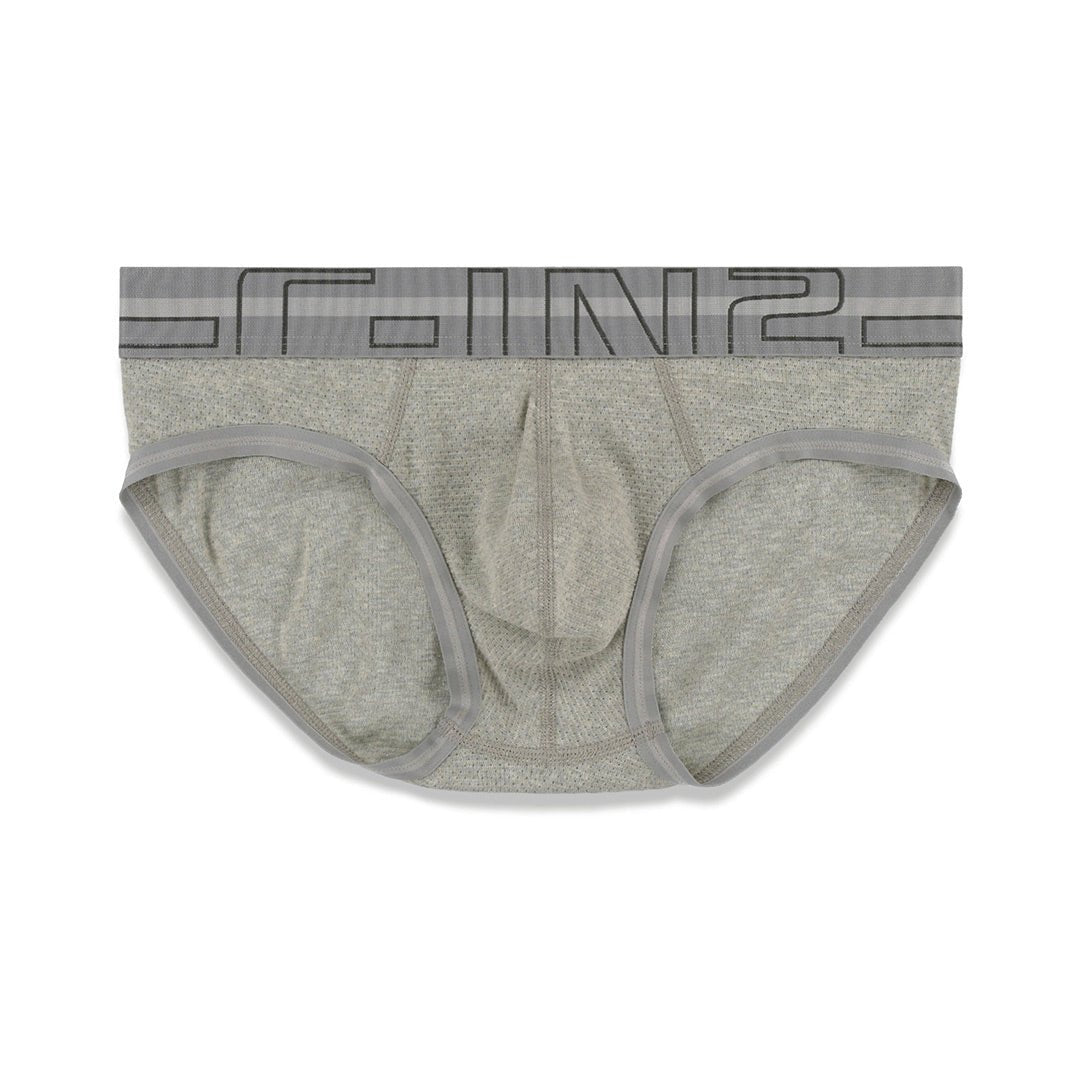Zen Low Rise Brief Grant Gray Heather - C - IN2 New York