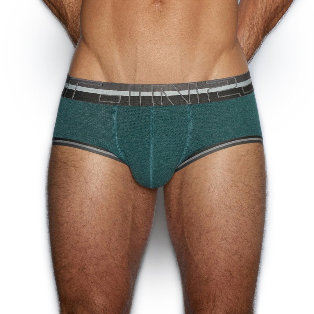 Zen Mid Rise Brief Bernardo Blue - C - IN2 New York