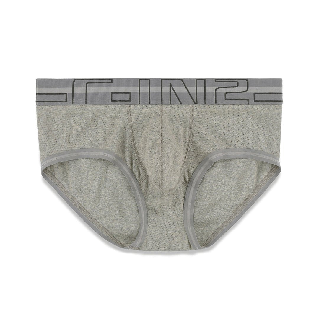 Zen Mid Rise Brief Grant Gray Heather - C - IN2 New York
