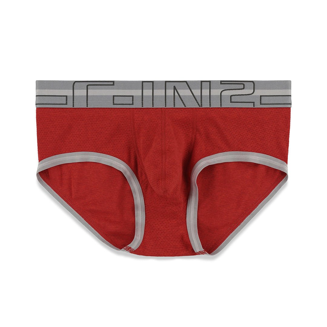 Zen Mid Rise Brief Reese Red Heather - C - IN2 New York